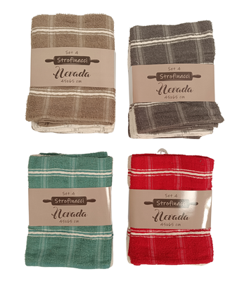 SET STROFINACCI 4PZ NEVADA 45X65 Tellini S.r.l. Ingrosso Abbigliamento